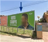 Vallas publicitarias en Cascajos (Gustavo A. Bécquer y Lope de Vega) en Logroño